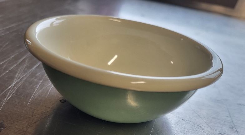 Schälchen Emaille D 11.5cm H4.5cm mint uni