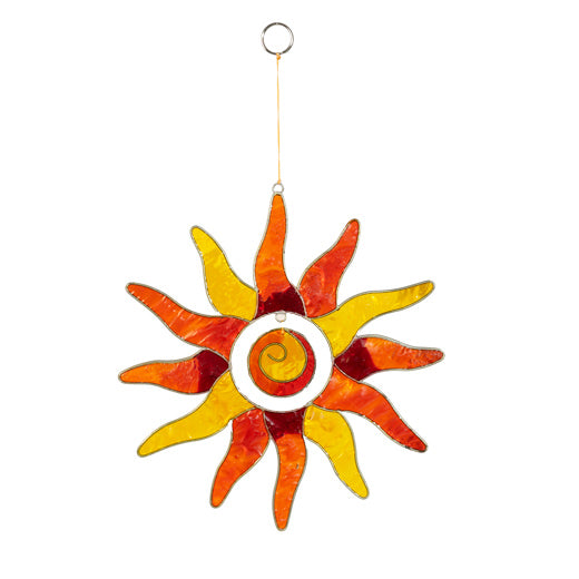 Suncatcher Sonne gelb/orange 31cm