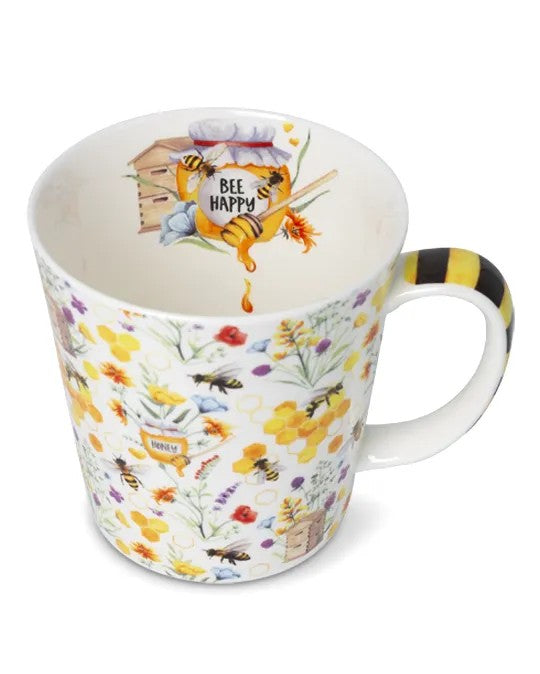 Tasse "Bienenliebe" (500 ml) aus feinem Porzellan