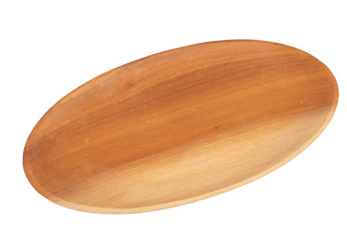 Teller oval 20x10cm Holz