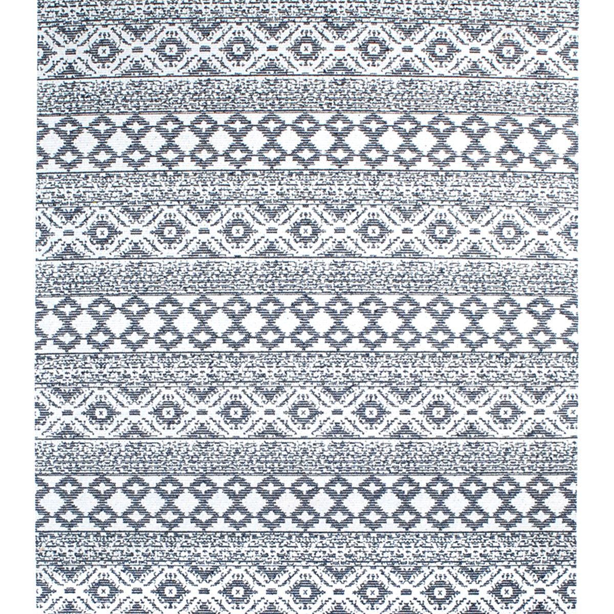 Teppich Grau/Weiss 70x120cm