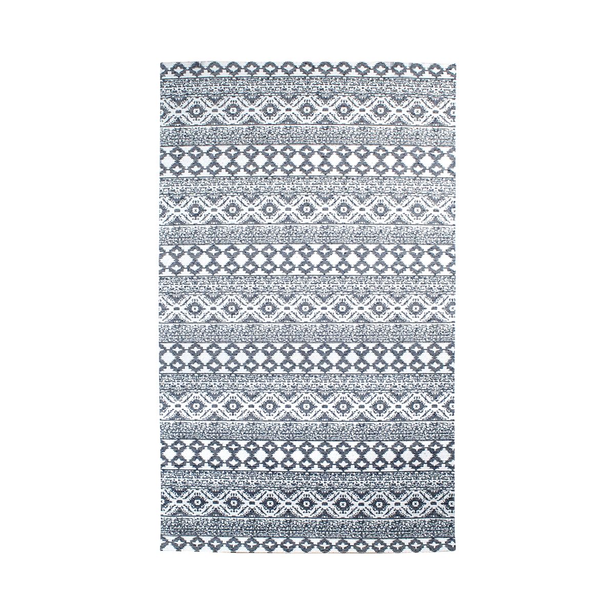 Teppich Grau/Weiss 70x120cm