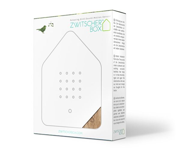 ZWITSCHERBOX Eiche / weiss