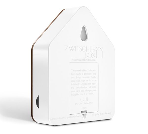 ZWITSCHERBOX Eiche / weiss