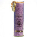 Chakrakerze im Glas 100% pflanzlich (Kerze 20cm)