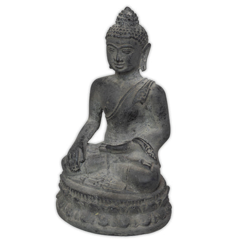 Buddha schwarz 12cm Resin