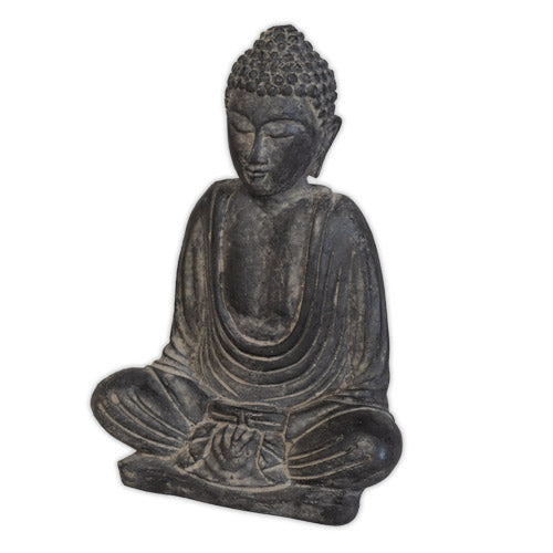 Buddha schwarz 8cm Resin