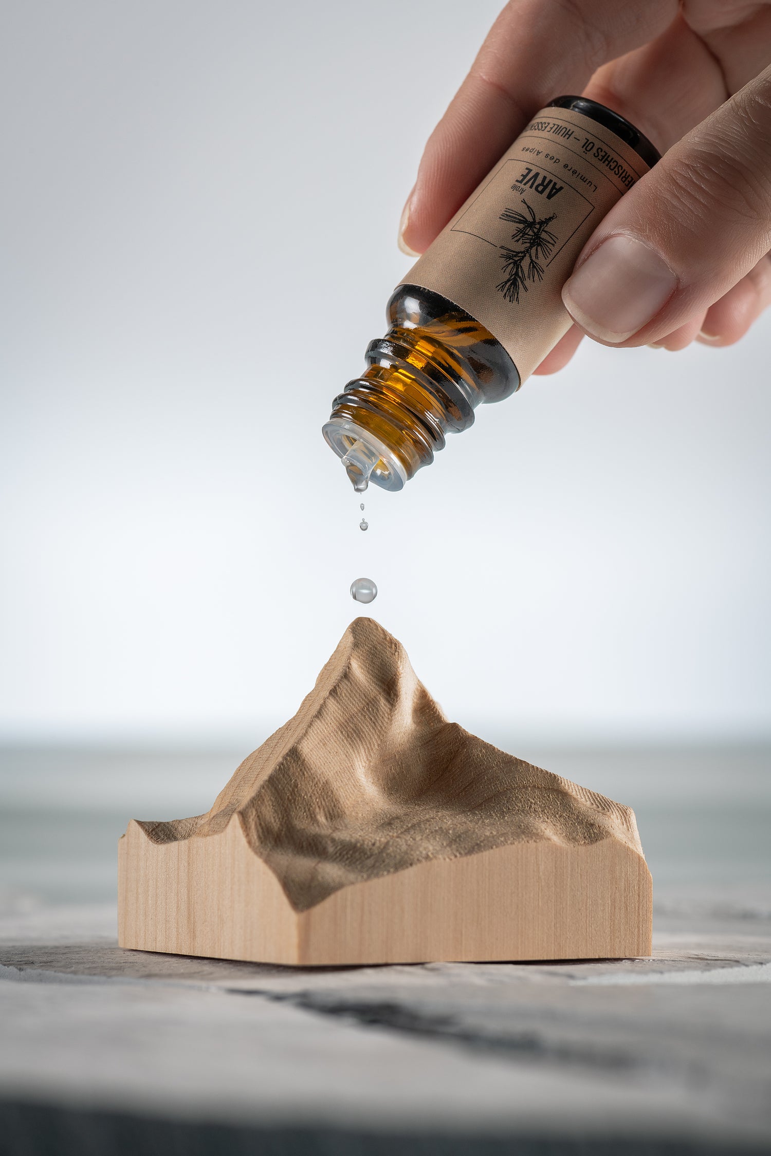 Arvenhorn Set (Spa Alpina) ätherisches Oel Arve und Arvenhorn