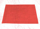 Badematte Smooth Frottierwäsche 50x80cm 800gsm Rot