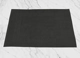 Badematte Smooth Frottierwäsche 50x80cm 800gsm Schwarz