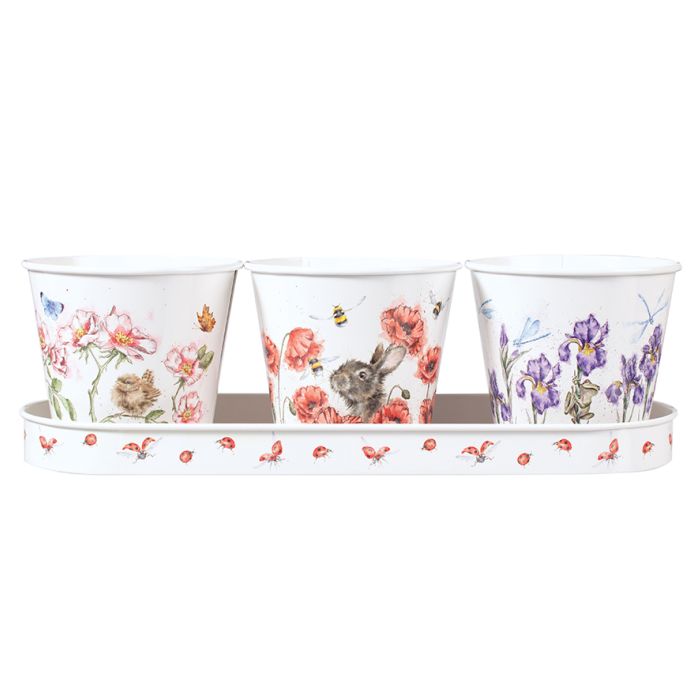 Blumentopf für Gewürze (3er Set)