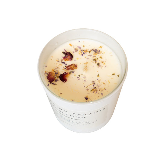 Duftkerze Fleurs du Paradis Mango und Papaya 160g 100% natürlich