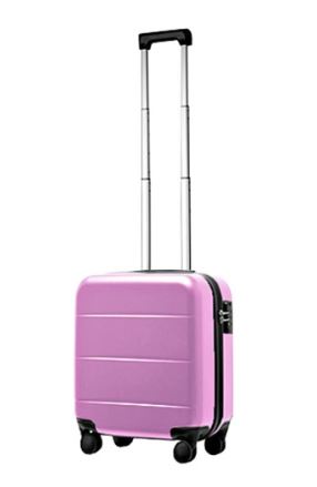 Easy Jet Hartschalen Koffer 45x34x20cm lila mit abnehmbaren Räder