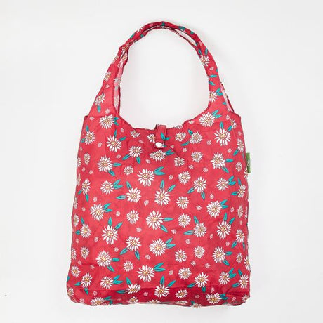 Einkaufstasche ECO CHIC faltbar 56x38x10cm Kunststoff 100% recycelt Edelweiss Rot