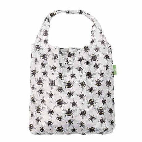Einkaufstasche ECO CHIC faltbar 56x38x10cm Kunststoff 100% recycelt Hummel Grau