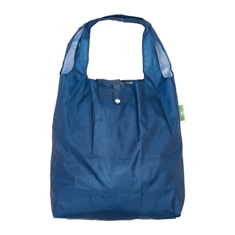 Einkaufstasche ECO CHIC faltbar 56x38x10cm Kunststoff 100% recycelt Uni Blau