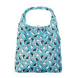 Einkaufstasche ECO CHIC faltbar Papageientaucher Aquamarin 56x38x10cm Kunststoff 100% recycelt