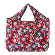 Einkaufstasche gross ECO CHIC faltbar Mohnblumen Rot 60x42x14cm Kunststoff 100% recycelt