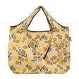 Einkaufstasche gross ECO CHIC faltbar Zitronen gelb 60x42x14cm Kunststoff 100% recycelt