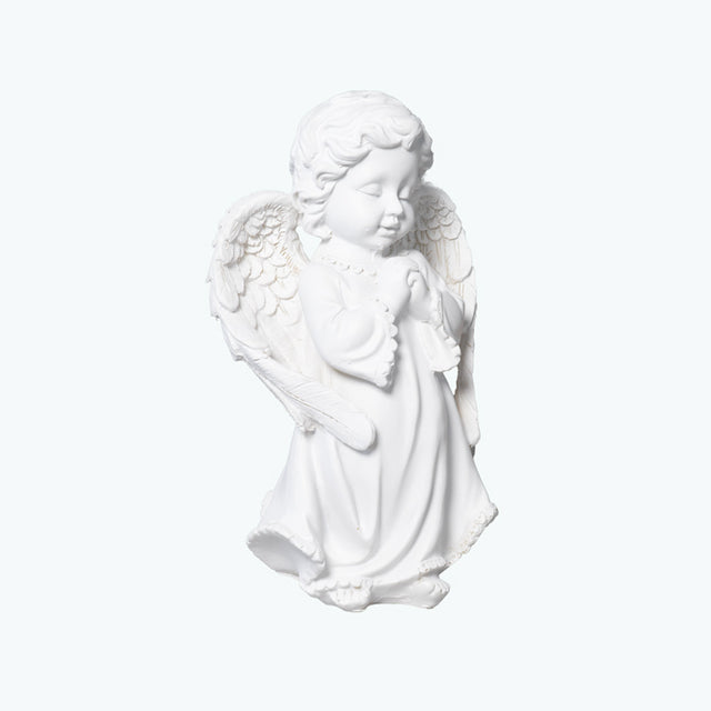 Engel 11x18.5cm weiss