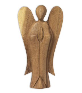 Engel 20cm hell Holz BALI