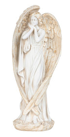 Engel stehend weiss/gold 41.5x17cm