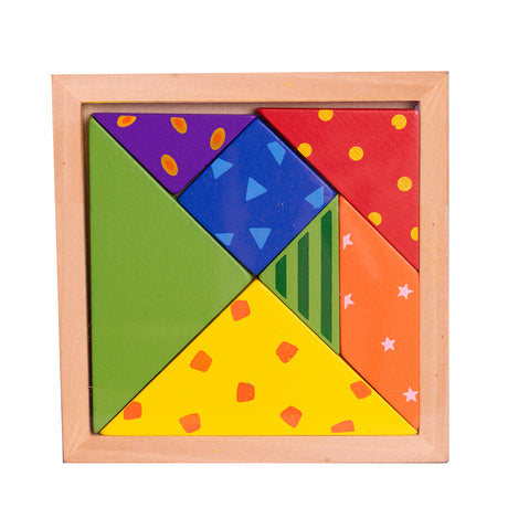Geduldspiel Tangram Holz