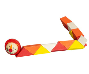 Gelenktier Löwe 19cm Holz