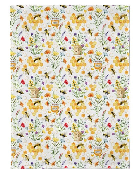 Geschirrtuch Bienenliebe 50 x 70 cm