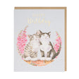 Grusskarte Happy Birthday Katzen