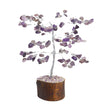 Halbedelstein Baum 15cm violet INDIEN