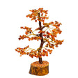 Halbedelstein Baum 24cm rotorange INDIEN