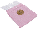 Hamamtuch rosa/weiss 45x70cm 80%Baumwolle 20%Polyester