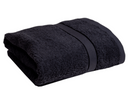 Handtuch Smooth Frottierwäsche 50x100cm 500gsm Schwarz