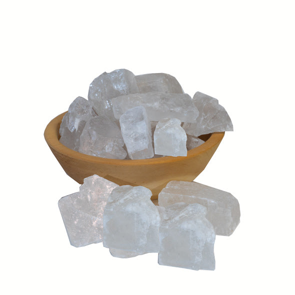 Himalaya-Speisesalz Halite Brocken im 1kg PE-Beutel