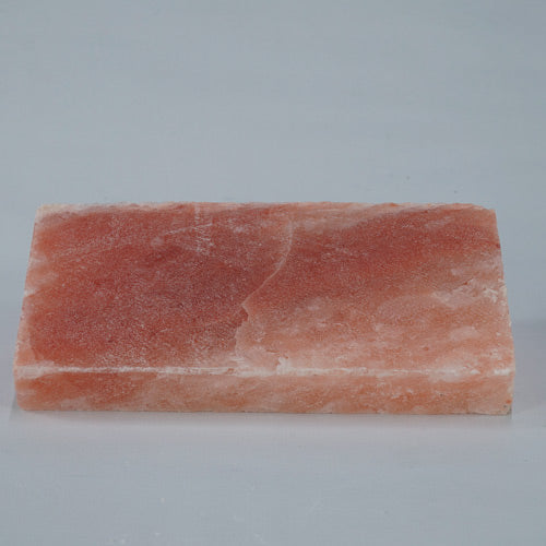 Himalayasalz Bau Ziegel dünn glatt mit Rillen 20x10x2.5cm