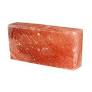 Himalayasalz Bau Ziegel dick 1 Seite aufgeraut 20x10x5cm