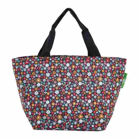Kühltasche Lunch Bag ECO CHIC 17.5x30x13.5cm Kunststoff 100% recycelt Blümchen