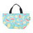 Kühltasche Lunch Bag ECO CHIC 17.5x30x13.5cm Kunststoff 100% recycelt hellblau Früchte
