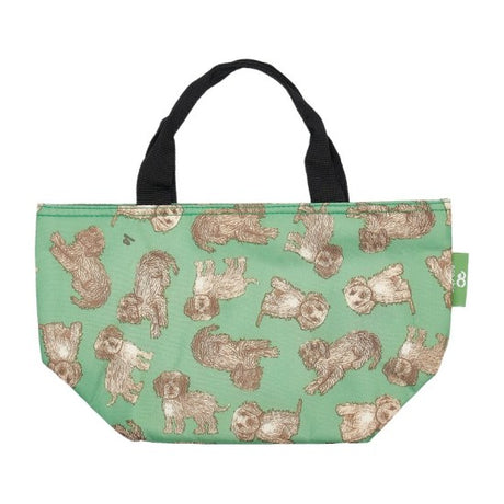 Kühltasche Lunch Bag ECO CHIC 17.5x30x13.5cm Kunststoff 100% recycelt hellgrün Hund