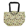 Kühltasche gross ECO CHIC faltbar 29x44x17cm Kunststoff 100% recycelt grün Schafe 