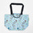 Kühltasche gross ECO CHIC faltbar 29x44x17cm Kunststoff 100% recycelt hellblau Skifahren