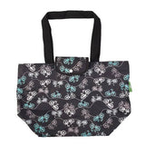 Kühltasche gross ECO CHIC faltbar 29x44x17cm Kunststoff 100% recycelt schwarz Fahrräder