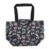 Kühltasche gross ECO CHIC faltbar 29x44x17cm Kunststoff 100% recycelt schwarz Fahrräder