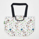 Kühltasche gross ECO CHIC faltbar 29x44x17cm Kunststoff 100% recycelt weiss Skifahrer
