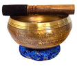 Klangschale 15cm mit Blume des Lebensmotiv Gulpa NEPAL Schlegel Kissen