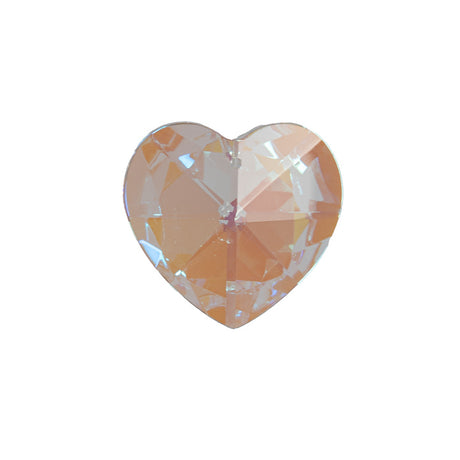 Kristallglas Herz 40mm farbig Bleifrei