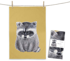 Küche Textilien Geschirrtuch Racoon 50x70cm Baumwolle