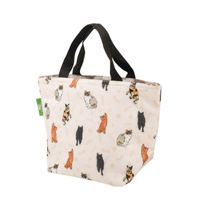 Kühltasche Lunch Bag ECO CHIC Lieblingskatze Beige 17.5x30x13.5cm Kunststoff 100% recycelt