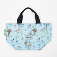 Kühltasche Lunch Bag ECO CHIC Skifahrer Hell Blau 17.5x30x13.5cm Kunststoff 100% recycelt
